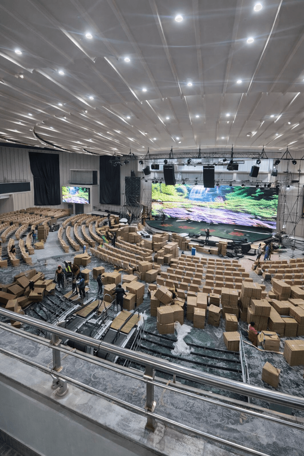 Modern conference or auditorium space
